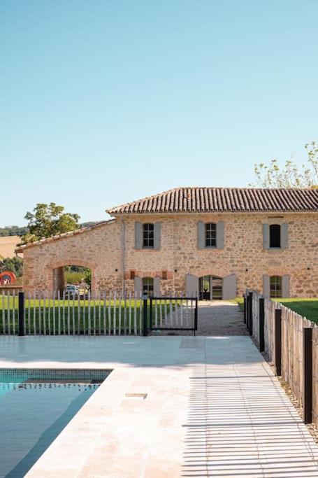 Vila L'Heritier, Maison Climatisee, 12Pers Avec Piscine Marzens Exteriér fotografie