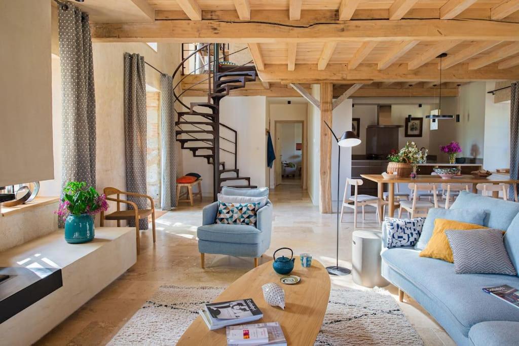 Vila L'Heritier, Maison Climatisee, 12Pers Avec Piscine Marzens Exteriér fotografie